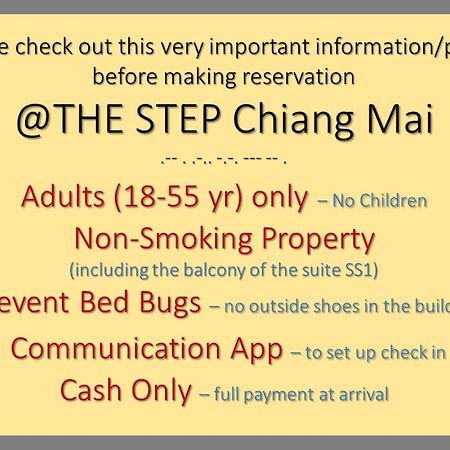 The Step Chiang Mai (Adults Only) Hotell Exteriör bild