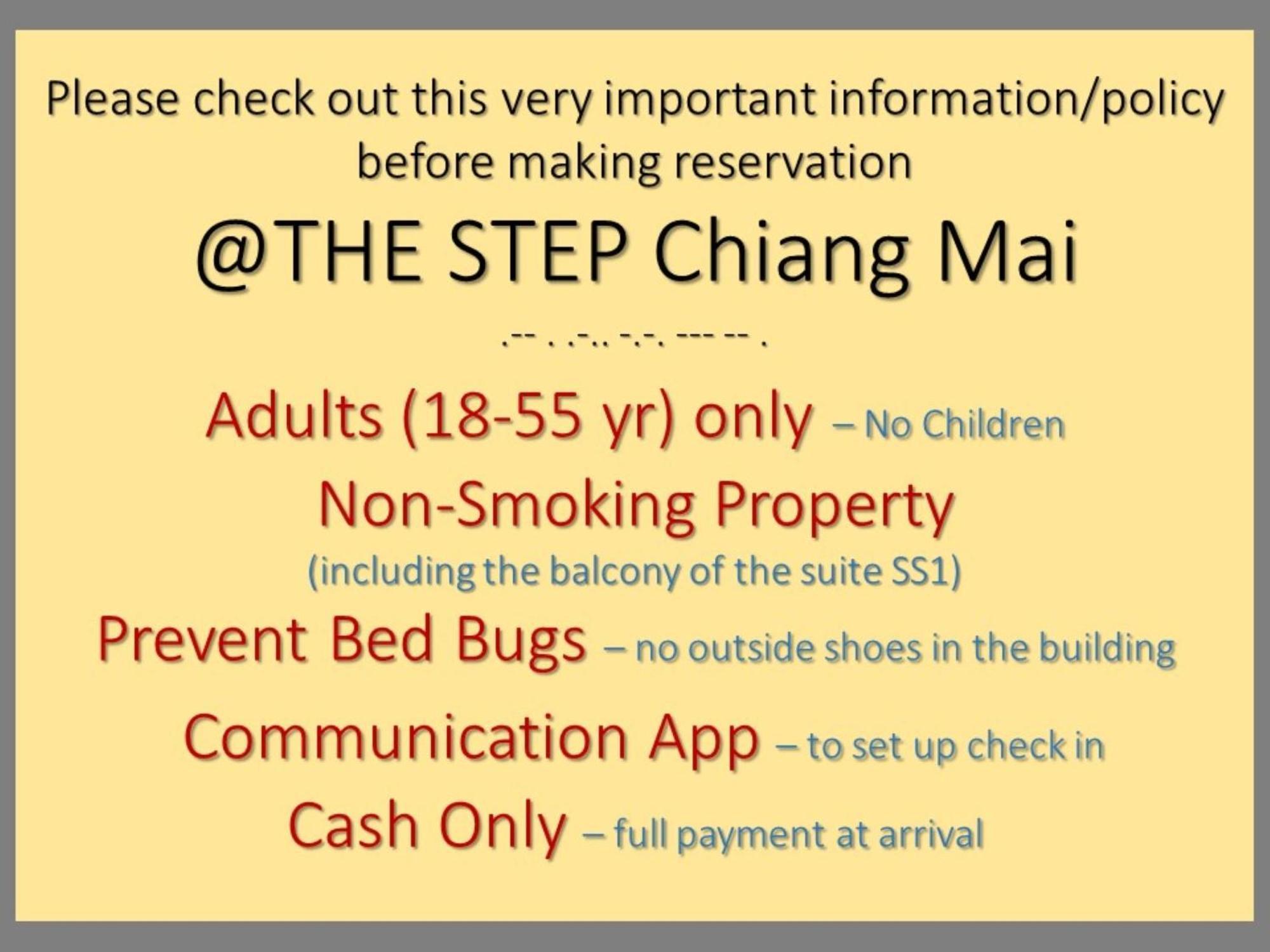 The Step Chiang Mai (Adults Only) Hotell Exteriör bild